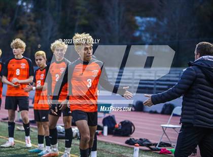 Thumbnail 3 in St. John's @ Newton North (MIAA Division 1 Round of 32) photogallery.