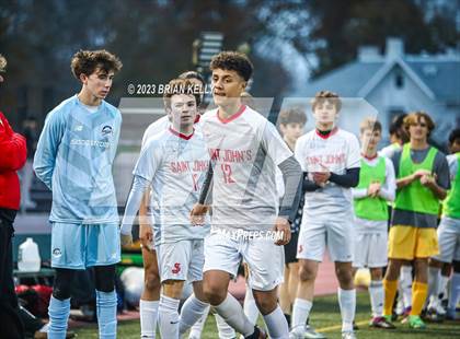 Thumbnail 3 in St. John's @ Newton North (MIAA Division 1 Round of 32) photogallery.
