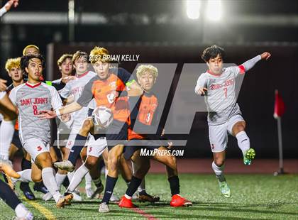 Thumbnail 3 in St. John's @ Newton North (MIAA Division 1 Round of 32) photogallery.