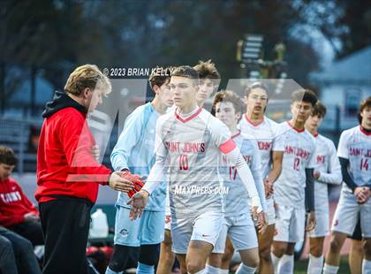 Thumbnail 2 in St. John's @ Newton North (MIAA Division 1 Round of 32) photogallery.