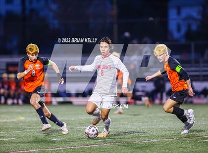 Thumbnail 3 in St. John's @ Newton North (MIAA Division 1 Round of 32) photogallery.