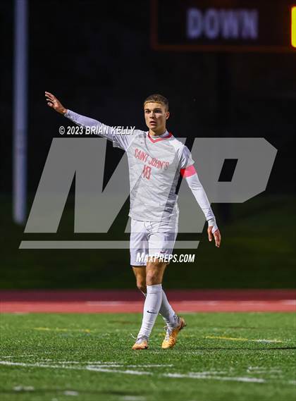 Thumbnail 3 in St. John's @ Newton North (MIAA Division 1 Round of 32) photogallery.