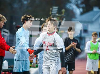 Thumbnail 1 in St. John's @ Newton North (MIAA Division 1 Round of 32) photogallery.