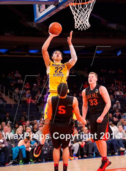 Thumbnail 1 in Oak Hill Academy vs. Montverde Academy (Dick's Sporting Goods National Tournament Finals) photogallery.