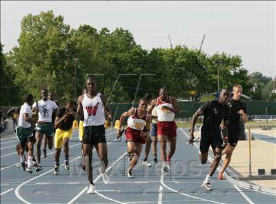 Thumbnail 1 in NCHSAA 4A State Championships (Boys Track Events) photogallery.