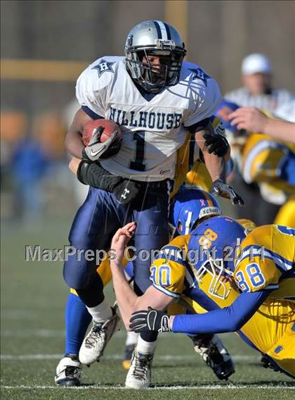 Thumbnail 3 in Hillhouse vs. Gilbert-Northwestern (CIAC Class M Semifinal) photogallery.
