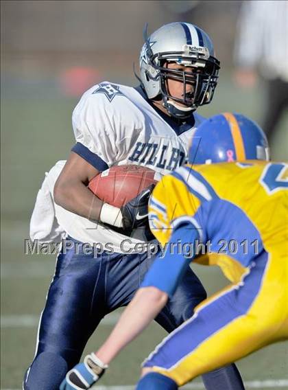 Thumbnail 2 in Hillhouse vs. Gilbert-Northwestern (CIAC Class M Semifinal) photogallery.