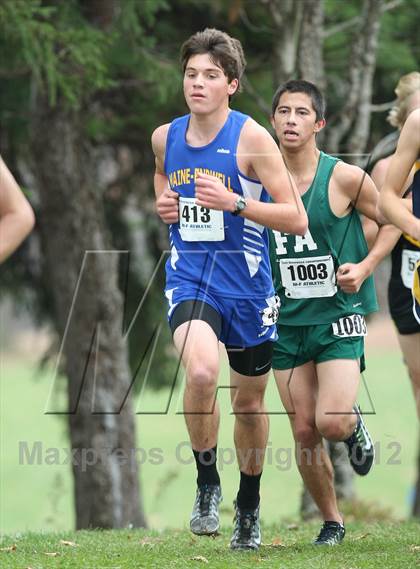 Thumbnail 1 in NYSPHSAA Cross Country Championship (Boys Class B) photogallery.