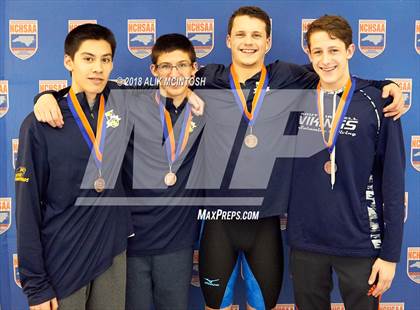 Thumbnail 1 in NCHSAA 3A State Swimming Championship (Finals) photogallery.