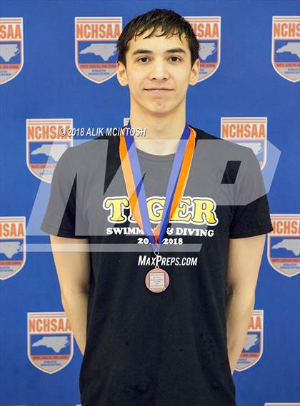 Thumbnail 3 in NCHSAA 3A State Swimming Championship (Finals) photogallery.