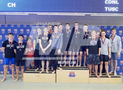 Thumbnail 3 in NCHSAA 3A State Swimming Championship (Finals) photogallery.