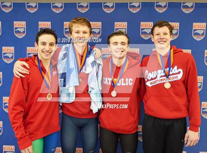 Thumbnail 2 in NCHSAA 3A State Swimming Championship (Finals) photogallery.