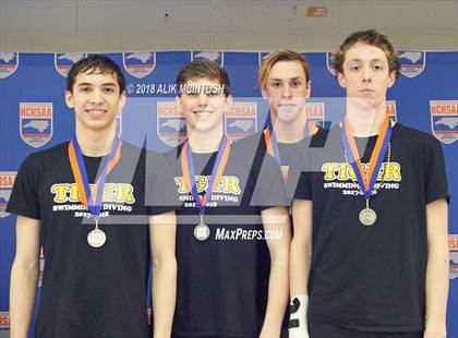 Thumbnail 3 in NCHSAA 3A State Swimming Championship (Finals) photogallery.