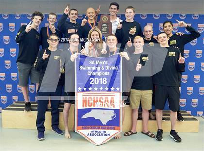 Thumbnail 3 in NCHSAA 3A State Swimming Championship (Finals) photogallery.