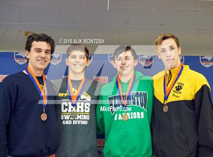 Thumbnail 1 in NCHSAA 3A State Swimming Championship (Finals) photogallery.