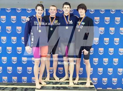 Thumbnail 2 in NCHSAA 3A State Swimming Championship (Finals) photogallery.
