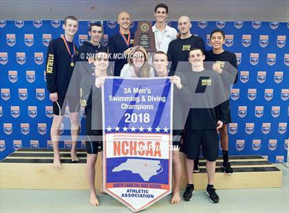 Thumbnail 1 in NCHSAA 3A State Swimming Championship (Finals) photogallery.