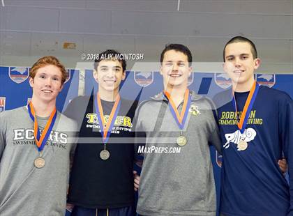 Thumbnail 2 in NCHSAA 3A State Swimming Championship (Finals) photogallery.