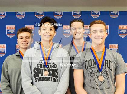 Thumbnail 2 in NCHSAA 3A State Swimming Championship (Finals) photogallery.