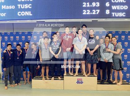 Thumbnail 2 in NCHSAA 3A State Swimming Championship (Finals) photogallery.