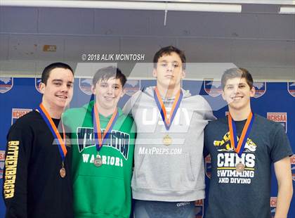 Thumbnail 3 in NCHSAA 3A State Swimming Championship (Finals) photogallery.