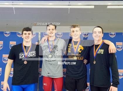Thumbnail 2 in NCHSAA 3A State Swimming Championship (Finals) photogallery.