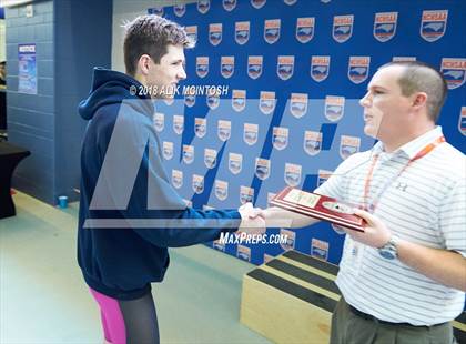 Thumbnail 1 in NCHSAA 3A State Swimming Championship (Finals) photogallery.