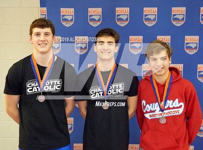 Thumbnail 2 in NCHSAA 3A State Swimming Championship (Finals) photogallery.