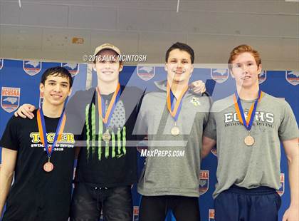 Thumbnail 3 in NCHSAA 3A State Swimming Championship (Finals) photogallery.