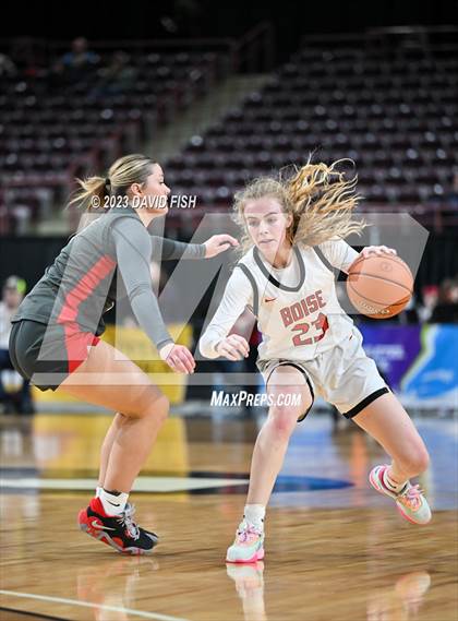 Thumbnail 3 in Boise vs. Owyhee (IHSAA 5A Quarterfinals) photogallery.