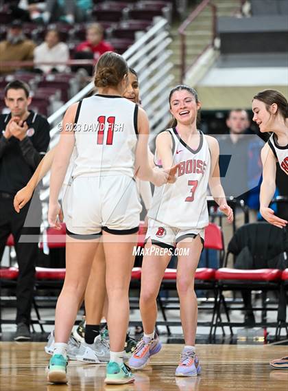 Thumbnail 3 in Boise vs. Owyhee (IHSAA 5A Quarterfinals) photogallery.