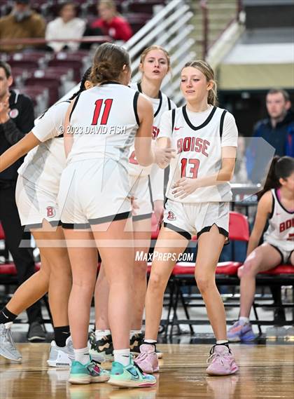 Thumbnail 3 in Boise vs. Owyhee (IHSAA 5A Quarterfinals) photogallery.