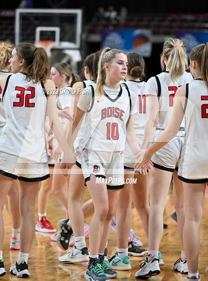Thumbnail 2 in Boise vs. Owyhee (IHSAA 5A Quarterfinals) photogallery.