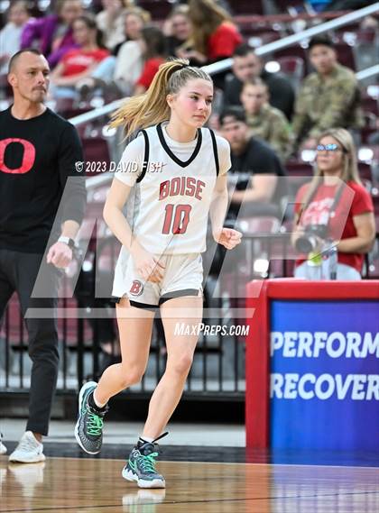 Thumbnail 1 in Boise vs. Owyhee (IHSAA 5A Quarterfinals) photogallery.