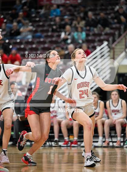 Thumbnail 2 in Boise vs. Owyhee (IHSAA 5A Quarterfinals) photogallery.