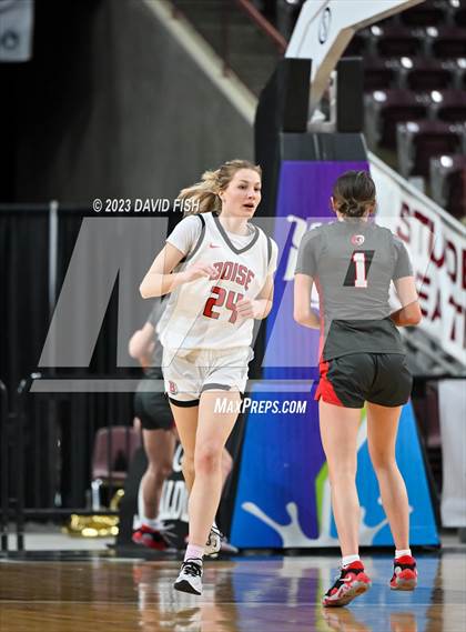 Thumbnail 1 in Boise vs. Owyhee (IHSAA 5A Quarterfinals) photogallery.