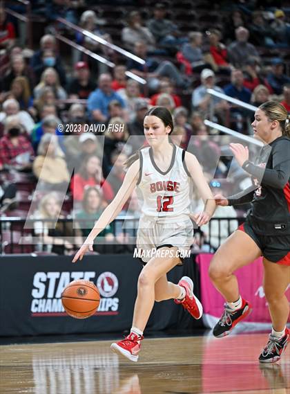 Thumbnail 1 in Boise vs. Owyhee (IHSAA 5A Quarterfinals) photogallery.