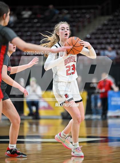 Thumbnail 2 in Boise vs. Owyhee (IHSAA 5A Quarterfinals) photogallery.