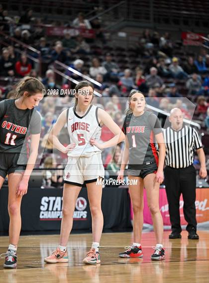 Thumbnail 2 in Boise vs. Owyhee (IHSAA 5A Quarterfinals) photogallery.