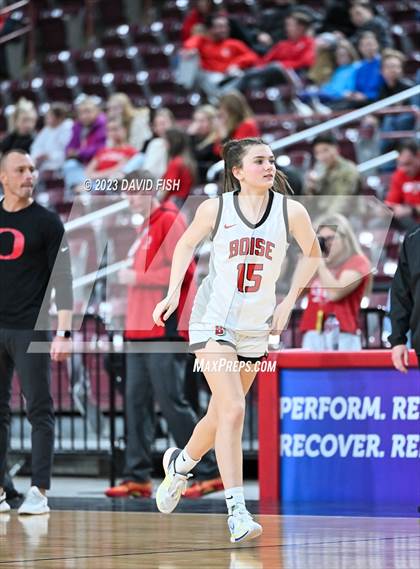 Thumbnail 1 in Boise vs. Owyhee (IHSAA 5A Quarterfinals) photogallery.