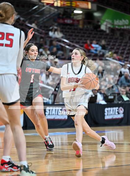Thumbnail 2 in Boise vs. Owyhee (IHSAA 5A Quarterfinals) photogallery.