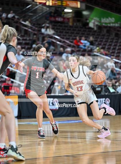 Thumbnail 1 in Boise vs. Owyhee (IHSAA 5A Quarterfinals) photogallery.