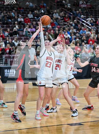 Thumbnail 2 in Boise vs. Owyhee (IHSAA 5A Quarterfinals) photogallery.