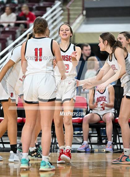 Thumbnail 1 in Boise vs. Owyhee (IHSAA 5A Quarterfinals) photogallery.