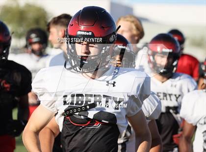 Thumbnail 2 in Liberty - Red and White Scrimmage photogallery.
