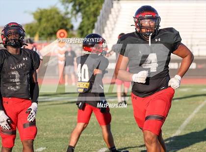 Thumbnail 2 in Liberty - Red and White Scrimmage photogallery.