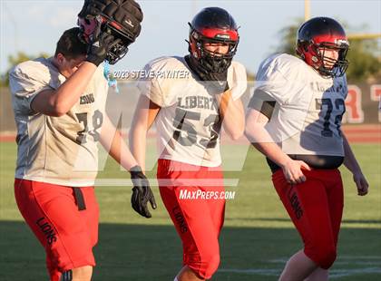 Thumbnail 1 in Liberty - Red and White Scrimmage photogallery.