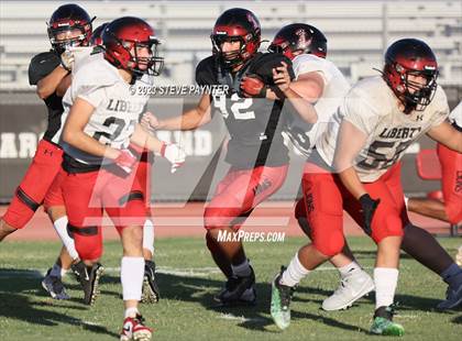 Thumbnail 3 in Liberty - Red and White Scrimmage photogallery.