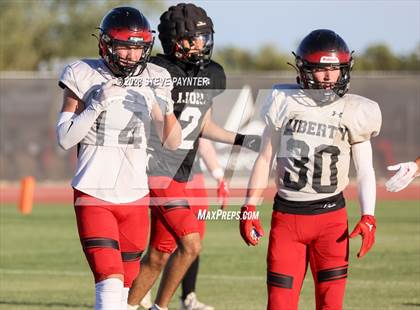 Thumbnail 3 in Liberty - Red and White Scrimmage photogallery.