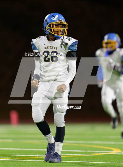 Thumbnail 1 in Democracy Prep Agassi Campus vs Virgin Valley (2024 NIAA 3A Southern Quarterfinals) photogallery.